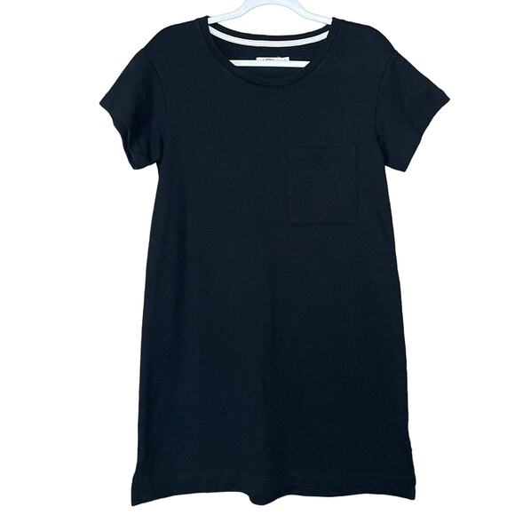 UGG Maree T-Shirt Dress Short Sleeve Solid Black Size Medium - Picture 1 of 8